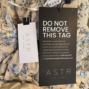 astr lace up back floral cutout eyelet mini dress